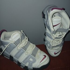 Nike White Sneakers with Cream Laces